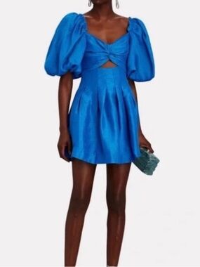 Aje Blue Mini Dress